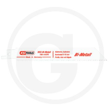 Ks tools sabelzaagblad 5er pack 50 tanden 0,9mm hss bi-metaal 150mm