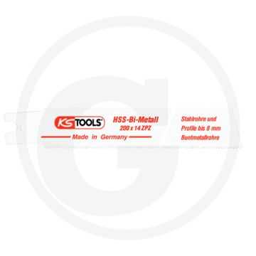 Ks tools sabelzaagblad rems, hss-bi-metaal, l=200mm, 1,8mm, per 5 - ideaal voor het trennen van buizen