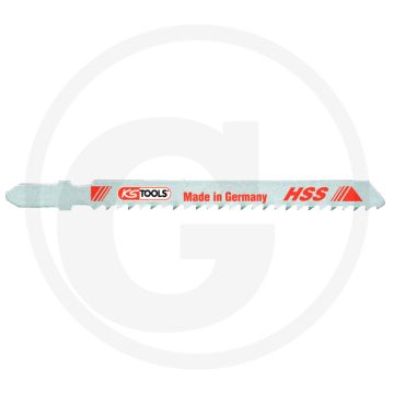 Ks tools decoupeerzaagblad hss 100mm 3mm t127d - ideaal voor aluminium - 24 tanden - dikte 1,15mm