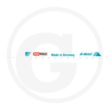 Ks tools bi-metaal-decoupeerzaagblad 100mm, t127df, 24 tanden, non-ferro metaal, aluminium, kunststof, hout met spijkers