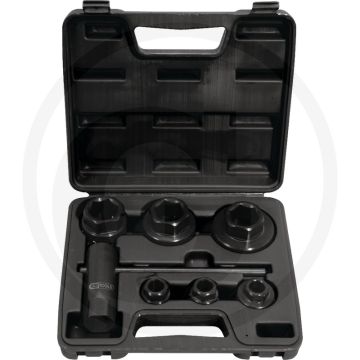 Ks tools snij-ijzer adapterset, 8-delig - universeel inzetbaar, slank ontwerp, speciaal staal - m3-m10 sw 24-40 mm