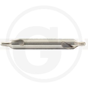 Ks tools hss centreerboor, 5 mm - din 333 form r, 120° spitzenwinkel