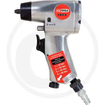 Ks tools 1/4" vibratie slagmoersleutel,10-40nm - gewicht 900g