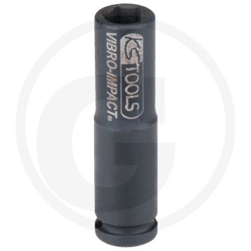 Ks tools 1/4" slagschroefdop, lang, 8 mm - lengte: 135mm
