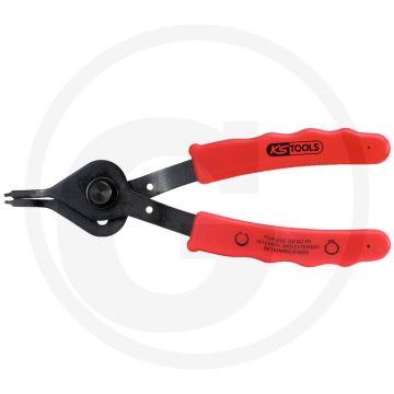 Ks tools borgverentang uit set 500.1320, rechte punten van Ø 1 mm - super chroom-molybdeenstaal