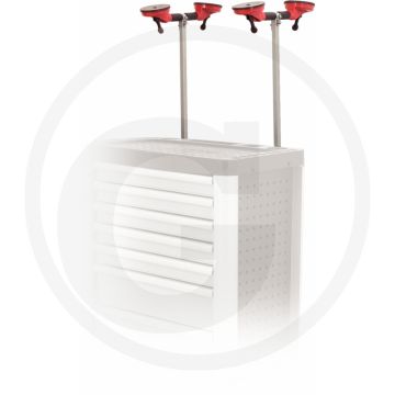 Ks tools ultimateline zuigheffer, Ø 120mm, zwart - 80 kg tragekraft