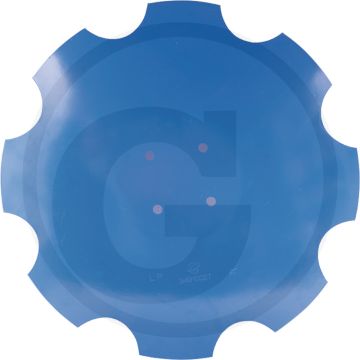 Lemken eggeschijf 510mm getand 4-gaats Ø 12,5 lk 105