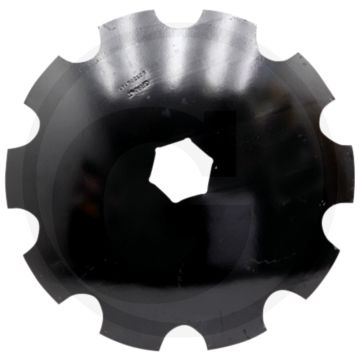 Eggeschijf glad 610mm dikte 5mm concaviteit 74mm