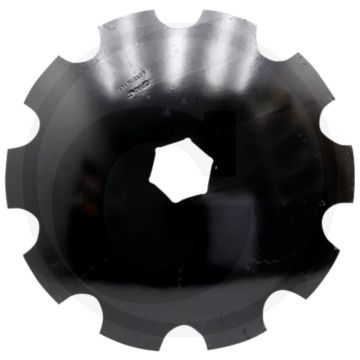 Eggeschijf getand - buiten-Ø: 660mm, dikte: 6mm, concaviteit: 88mm