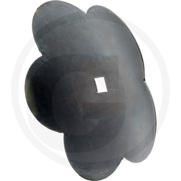 Eggeschijf getand, 660 x 6 mm - klaverbladschijf