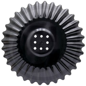 Eggeschijf gegolfd, Ø: 560 x 4,5 mm steek-Ø buiten: 110 mm steek-Ø binnen: 80 mm gat-Ø: 15,5 mm vierkant: 13,5 mm - 32 tanden
