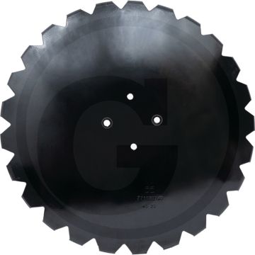 Pöttinger eggeschijf 580 x 5 getand - 580mm buiten-Ø, 5mm dikte, 25 tanden