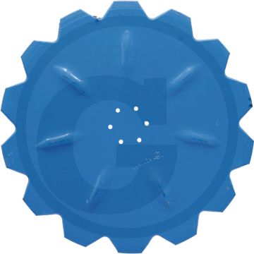 Lemken schijfkouter getand - buiten-Ø: 500mm, dikte: 5mm, gatafstand-Ø: 72mm
