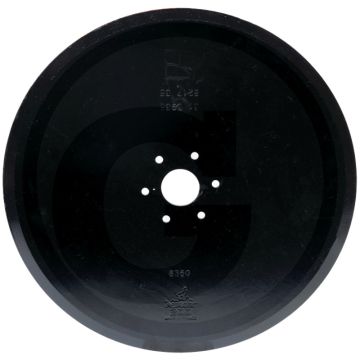 Zaaischijf Ø: 382 x 4 mm, steek-Ø: 76 mm - glad, 6 boringen, 382 x 4 mm