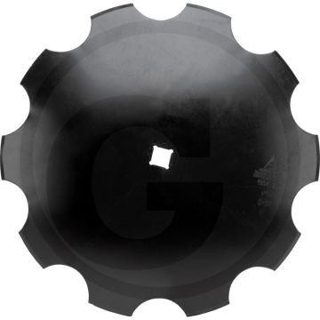 Scheibe gezackt 510x4 - 27 x 27 buiten-Ø: 510 mm