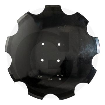 Amazone schijf gekarteld, 510x5 mm - 9 tanden