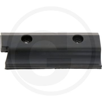 Lipafdichting met metalen inzetstuk - type: s-drill - 115 x 50 x 9,6 mm - 2 gaten