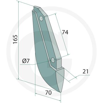 Keramisch zaaikouter - type: i-drill pro