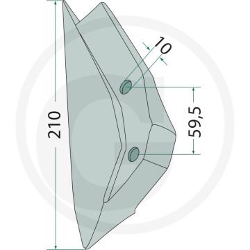 Kouterschaar klembaar - type: optima nt2