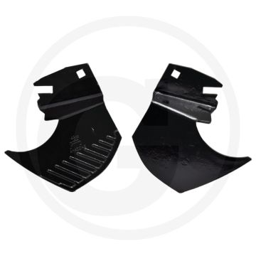 Rugvormer 400, rechts gecoat - chroomcarbide-coating met hoge weerstand