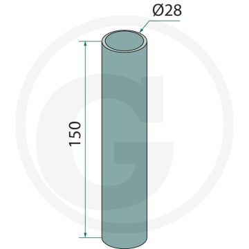 Verlengslang 150 mm lengte