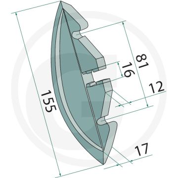 Zaaikouter fs03 h8/15 - type: olimpia