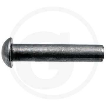 Klinknagel, bolkop pakket met ca 70 stuks, 6 x 25 din 660 - 6mm diameter