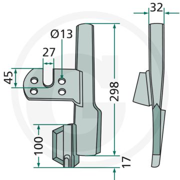 Väderstad semoir droit, universel pour rd100-898 - type : rapide