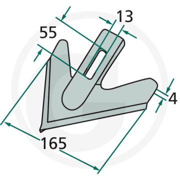 Afstrijker voor rd - type: carrier drill, rapid