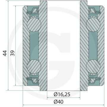 Lagers - type: john deere: 740a, 750a