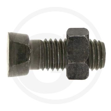Boulon de charrue m12x38-12.9 à tête conique