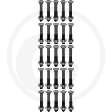Ploegbout m10x60 din 608 staal 10.9