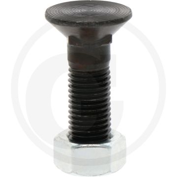 Ploegbout m16x2x60-10.9 rond met vierkante kop