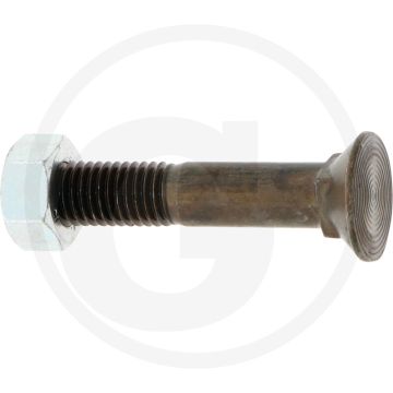 Boulon de charrue avec écrou 12 x 65 - classe de qualité : 12.9