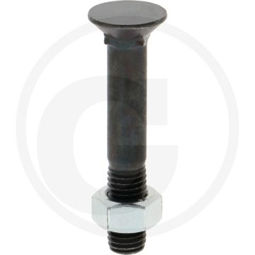 Boulon de charrue avec écrou 12 x 75 - classe de qualité : 12.9