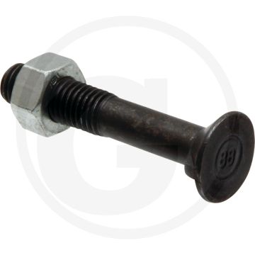 Ploegbout 8,8 - 70mm - m12 x 1,75 - din 11014 - rond met 2 nokken