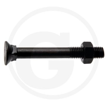 Boulon de charrue m12x95-608-12.9, rond avec tête carrée