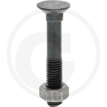 Ploegbout m12 x 75, 8.8 - rond met vierkante kop