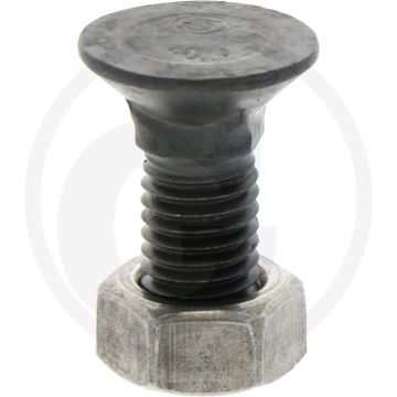 Ploegbout m12 x 30, 8.8 - rond met vierkante kop