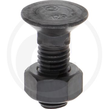 Ploegbout m12 x 35, 8.8 - rond met vierkante kop