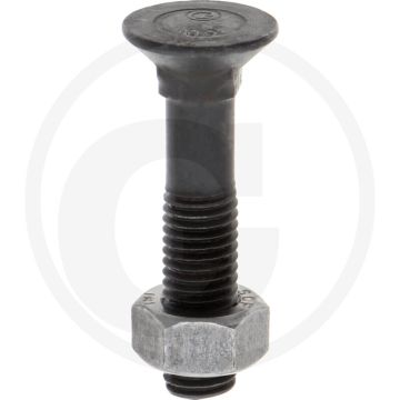 Ploegbout m12 x 60, 8.8 - rond met vierkante kop