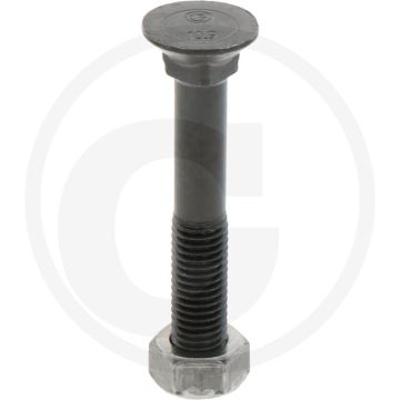 Ploegbout m12 x 80, 8.8 - rond met vierkante kop