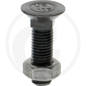 Boulon de charrue - din 608 - m11x1,5x40 - classe de qualité : 10.9
