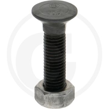 Blister ploegbout m12x50-10.9, kwaliteitsklasse: 10,9