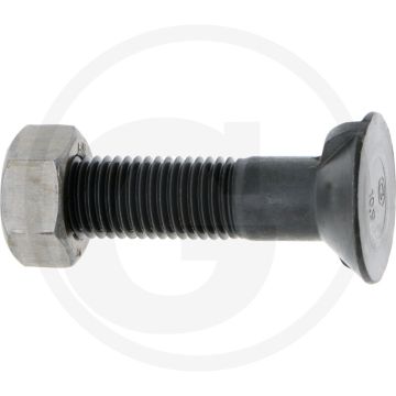 Ploegbout m16x70-11014-10.9, rond met 2 nokken