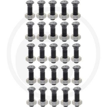 Beitelbout m10x35, staal, 8.8 kwaliteitsklasse