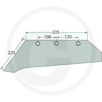 Snavelschaar rechts - passend voor lichaam: u 1303
