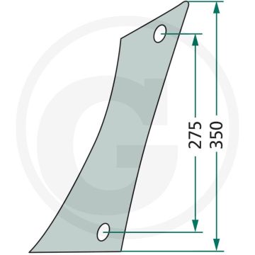 Rister-voorstuk incl. bouten 2 x 18012351410