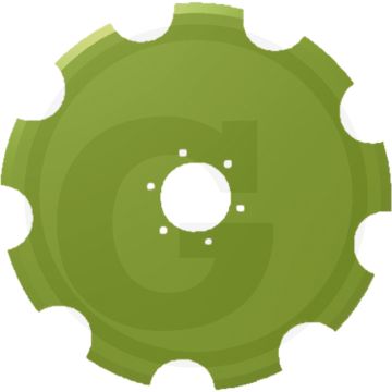 Getande schijf - diameter 50 cm