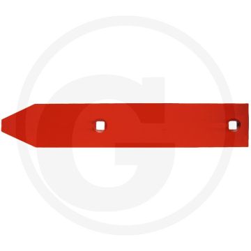 Zoolijzer incl. bouten, kort, rechts / links, 80 x 10 mm - bouten met moer inclusief